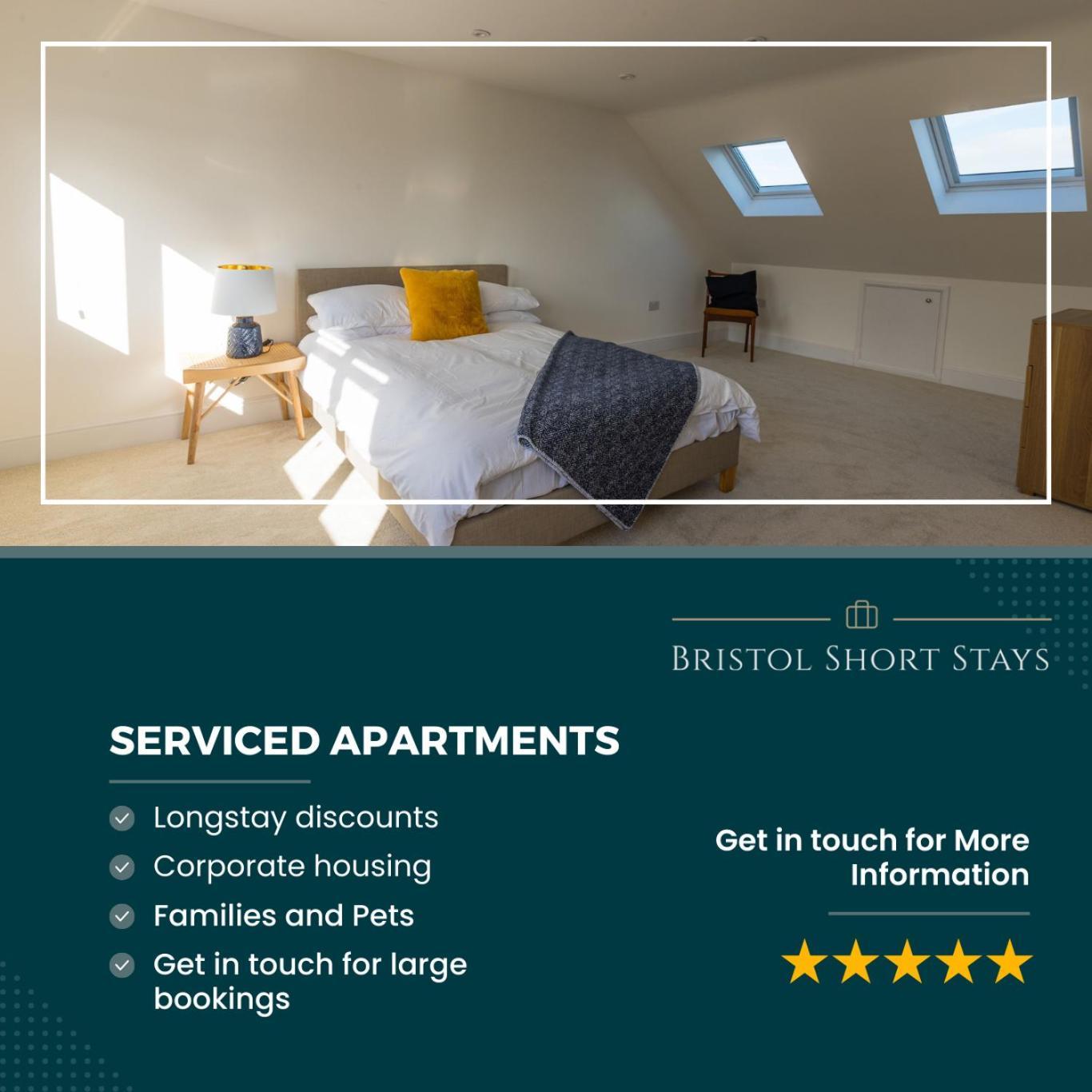 Amazing New 3 Double Bed House In Staple Hill! Apartamento Bristol Exterior foto